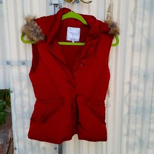 Trafaluc Red Vest Jacket